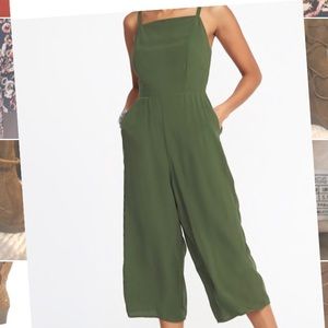 Olive Green Jumpsuit Old navy NWT